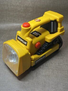 CAT Caterpillar Bulldozer Flashlight Toy Light & Sound